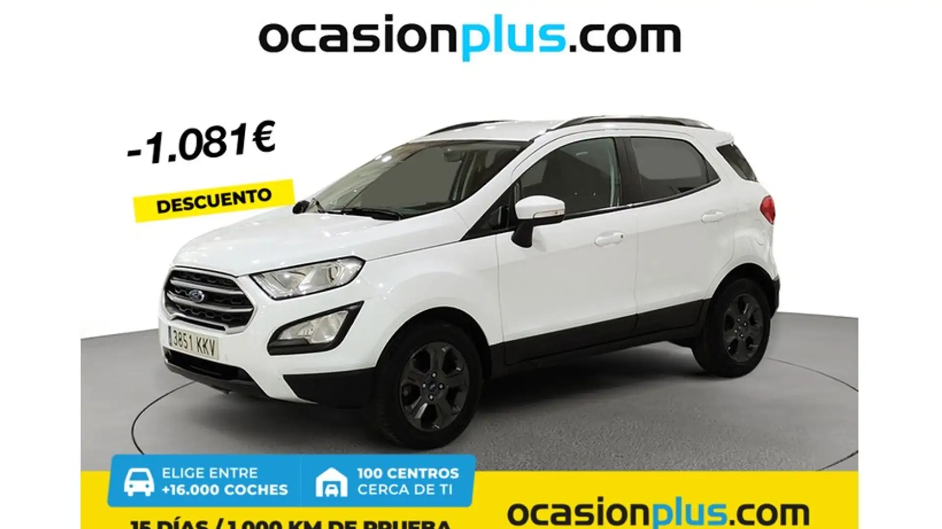 Ford EcoSport 1.5TDCi Trend 100 Weiß - 1
