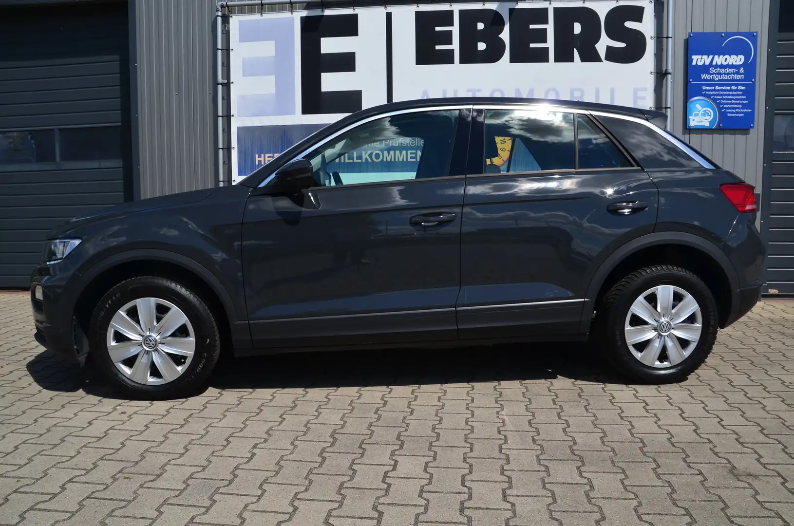 Volkswagen T-Roc 1.0 TSI TÜV/KLIMA/GARANTIE/LANE-ASSIST/BT Grigio - 2