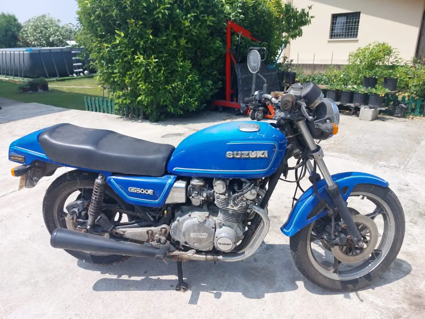 Suzuki GS 500 E Anno 1981 Blu/Azzurro - 2