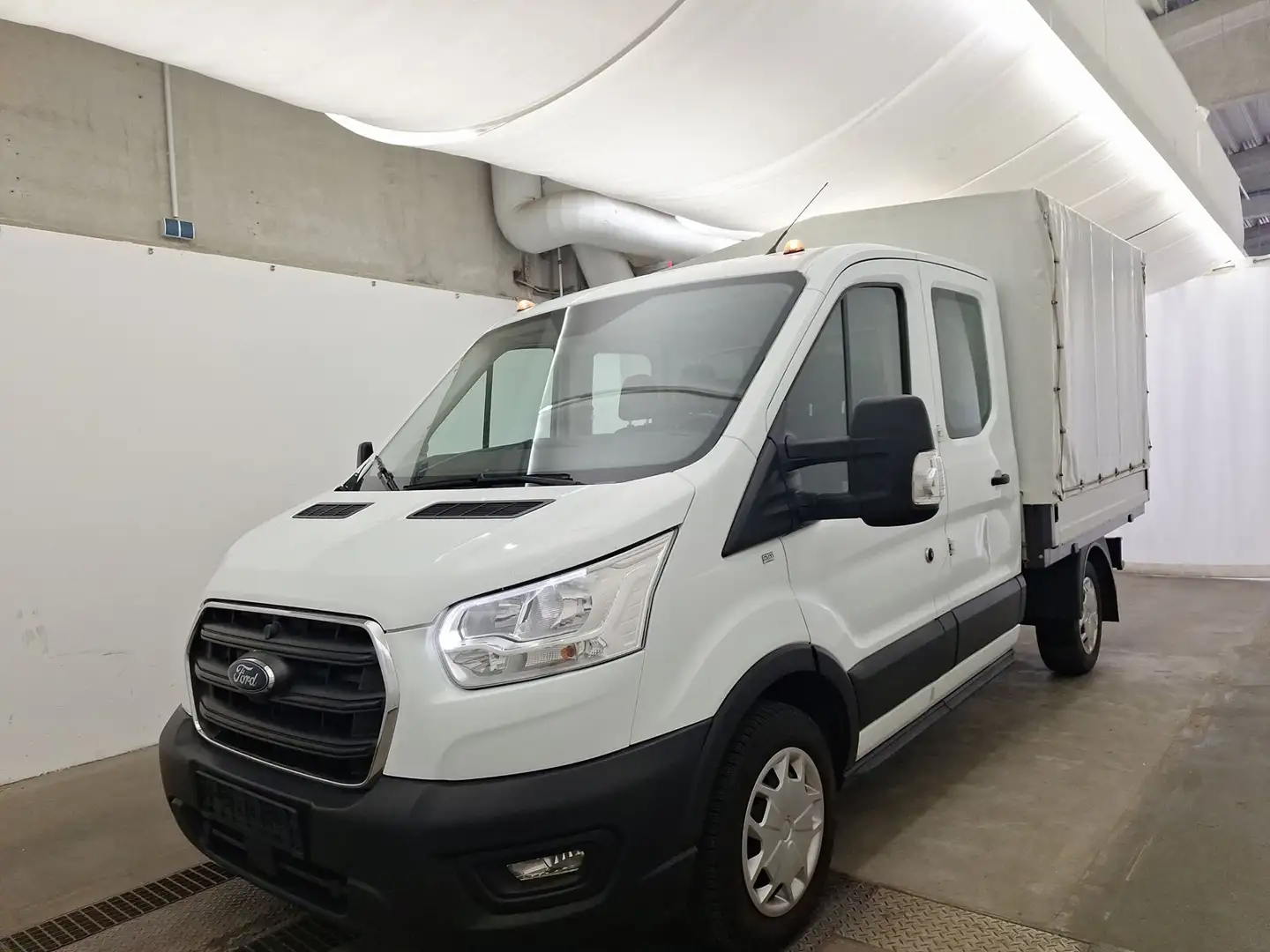 Ford Transit FT 310 2.0 TDCi Pritsche Plane Klima 7Si Weiß - 1