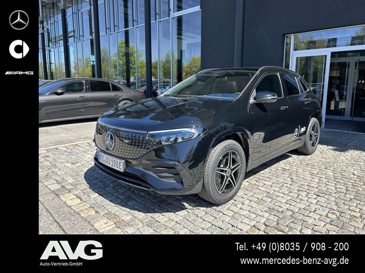 Mercedes-Benz EQA 250 — Mercedes-Benz EQA 250 + AMG Advanced+ Pano AHK KeyGo Night 360° AMG Line Navi/Pano.-Dach/Distronic/Keyless-Go/