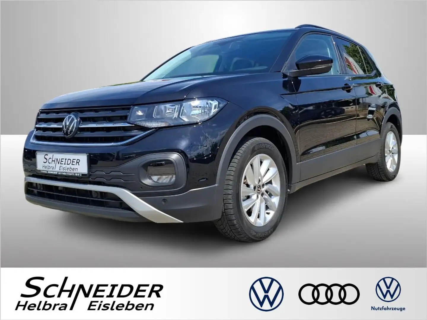 Volkswagen T-Cross 1.0 TSI DSG LIFE AZV+NAVI+CAM+DAB Klima Schwarz - 1
