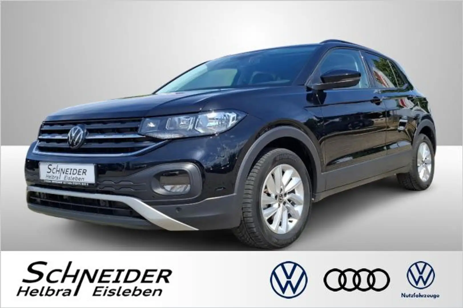 Volkswagen T-Cross 1.0 TSI DSG LIFE AZV+NAVI+CAM+DAB Klima Schwarz - 1