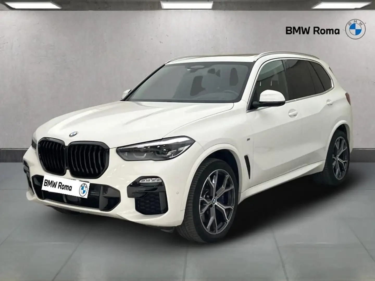 BMW X5 xdrive40d mhev 48V Msport auto Blanc - 1