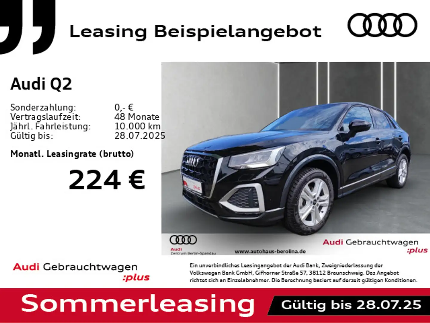 Audi Q2 35 TFSI Adv. *AHK*LED*GRA*PDC*SHZ* Zwart - 1