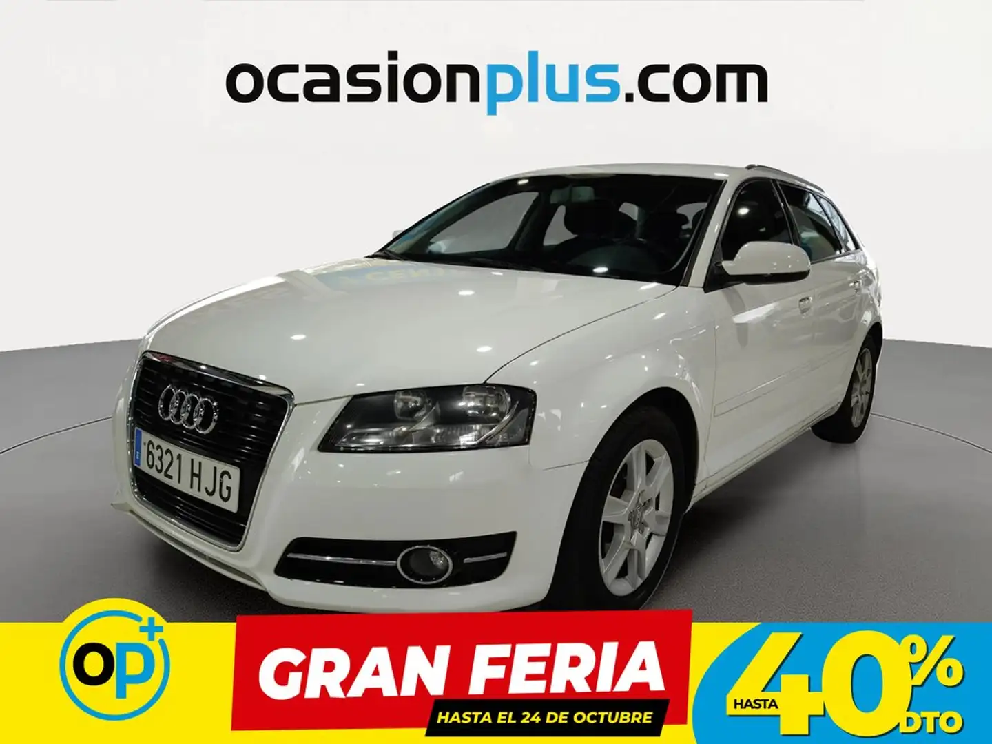 Audi A3 Sportback 1.6TDI Attraction S-Tronic Blanco - 1