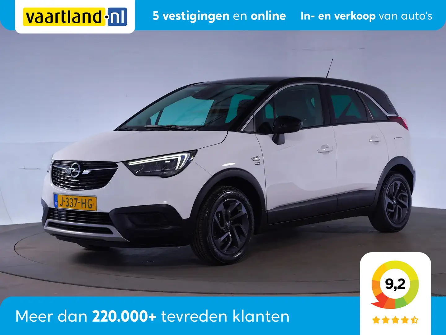 Opel Crossland X 1.2 Turbo 120 Jaar edition [ Apple/Android Airco L Blanc - 1