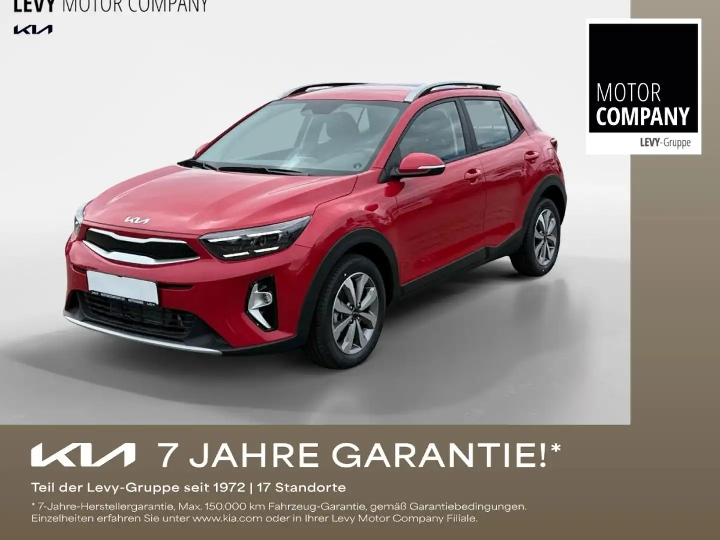 Kia Stonic 1.0 T-GDI Vision FLA SpurH LM LED KlimaA Rot - 1
