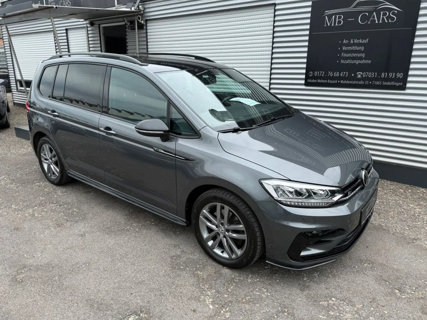 Volkswagen Touran R-Line*DSG*7-SITZER*NAVI*LED*ACC*AHK Gris - 1
