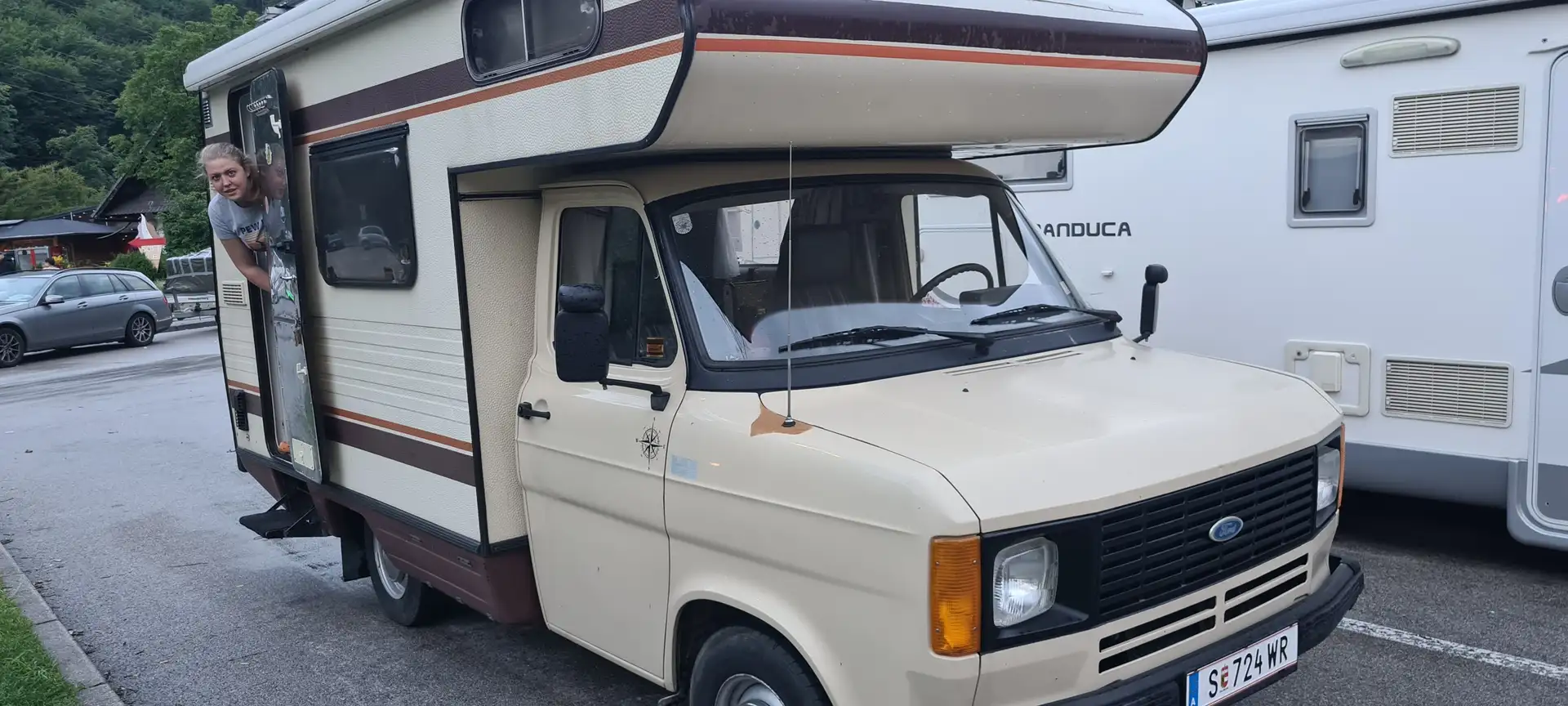Ford Transit MK 2 Бежевый  - 1