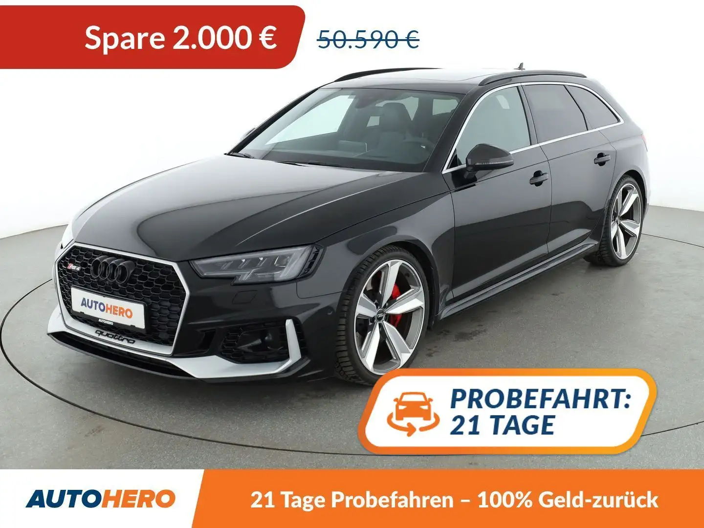 Audi RS4 2.9 V6 TFSI quattro Aut.*360CAM*B&O*MATRIX*HEAD-UP Schwarz - 1