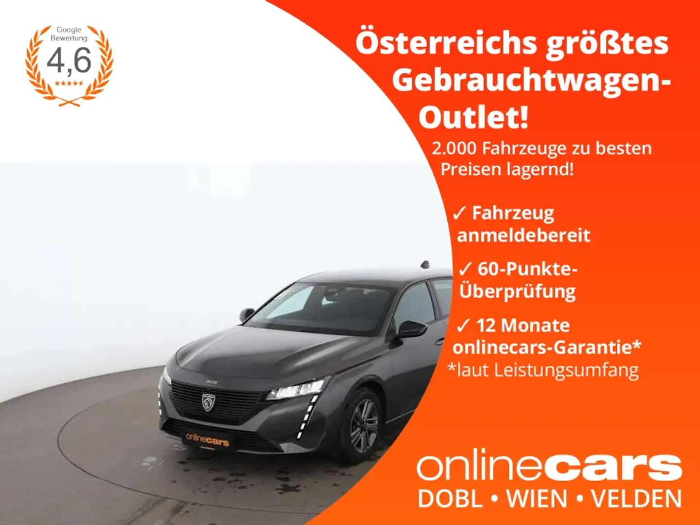 Peugeot 308 SW 1.2 PureTech 130 Active LED NAV KLIMA PDC Szary - 1