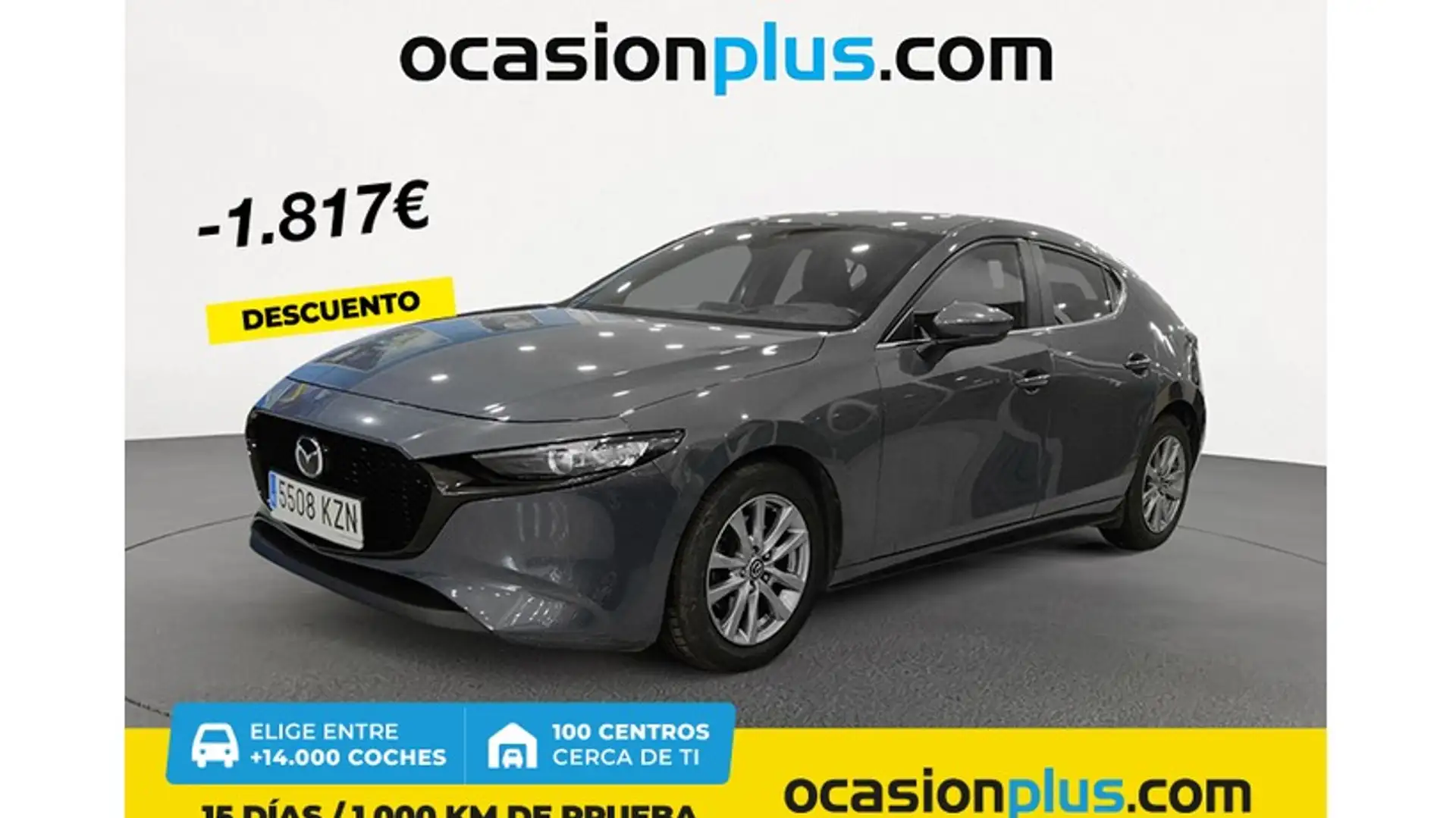 Mazda 3 2.0 e-Skyactiv-G Origin 90kW Gris - 1