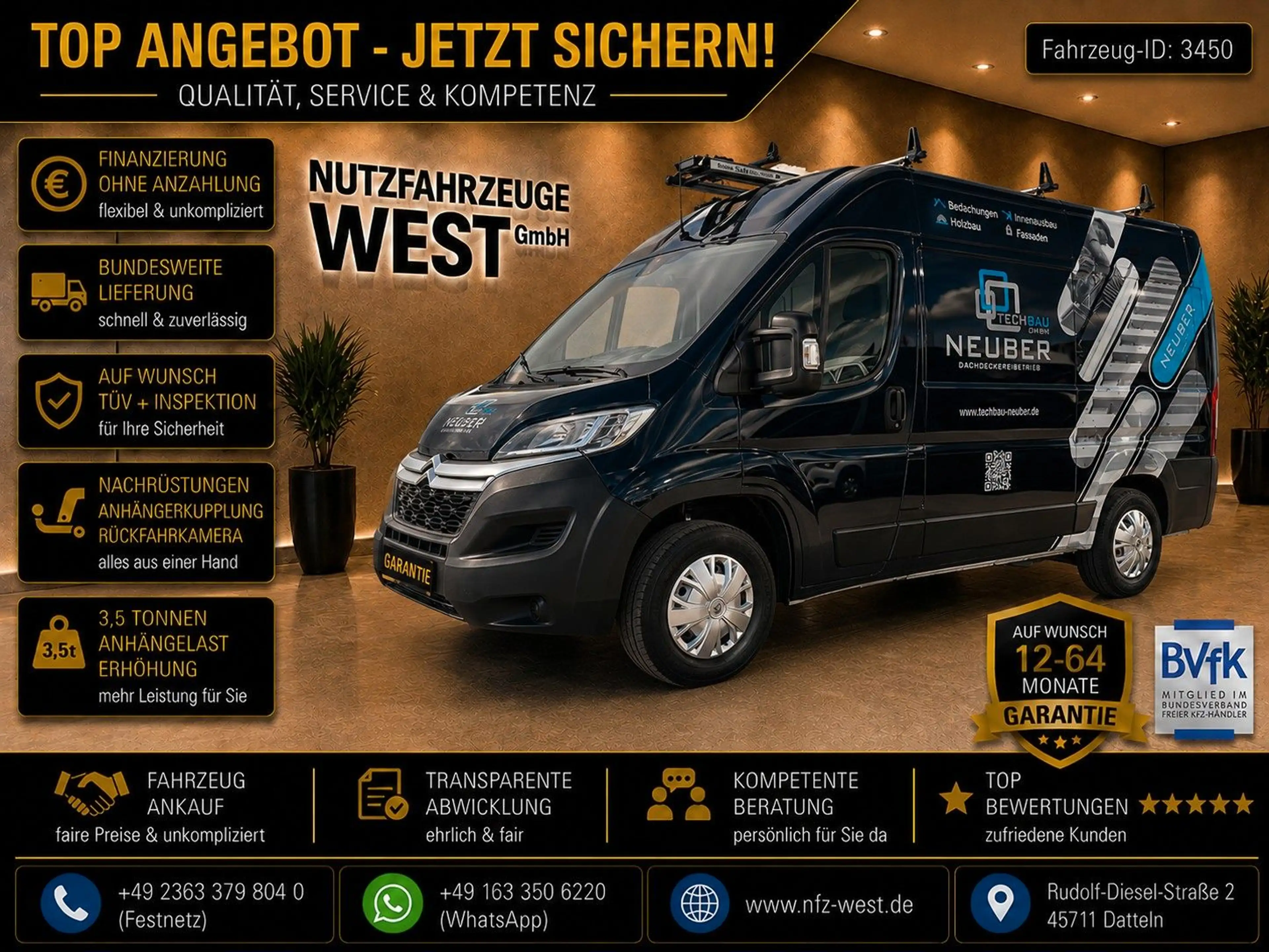 Citroen Jumper L1-H2*Hochdach*Regal-Austattung*Garantie*