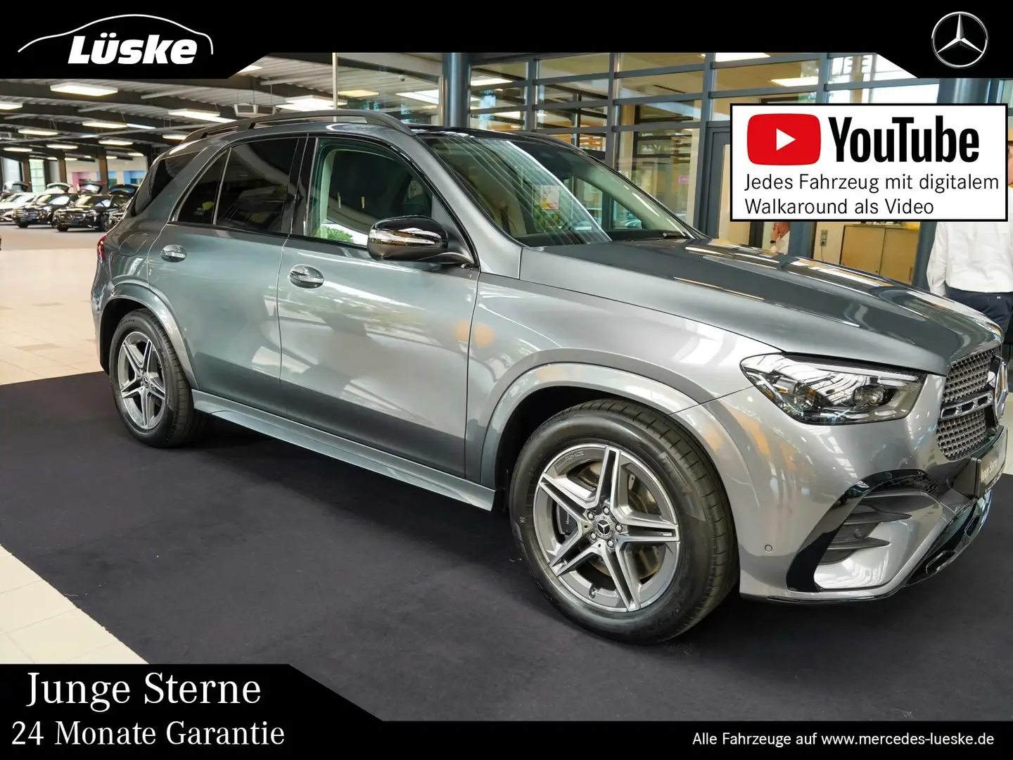 Mercedes-Benz GLE 400 GLE 400 e 4M AMG Line Premium Fahrassistenz AHK Grey - 1