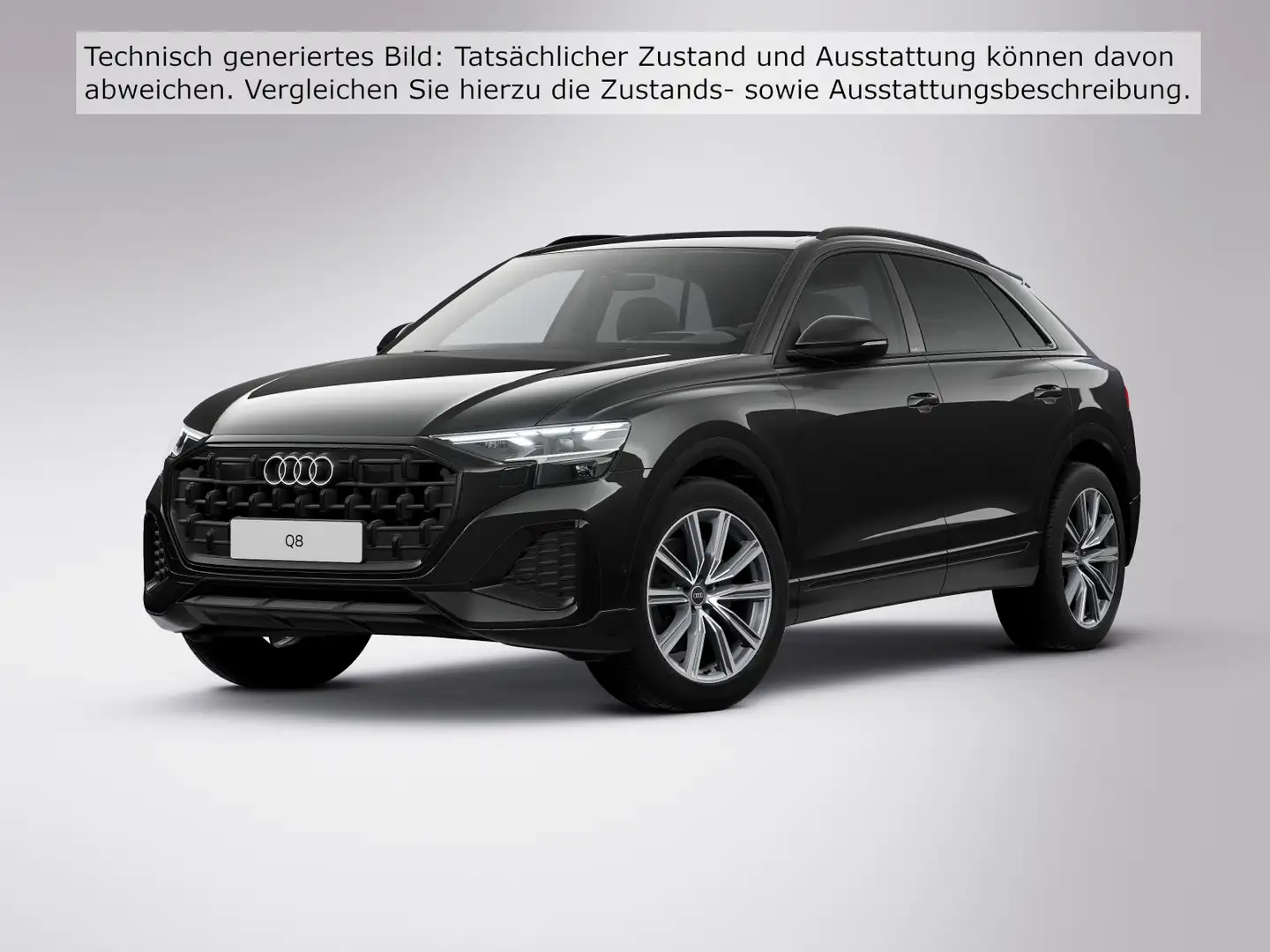 Audi Q8 45 TDI qu. tiptr. HUD Matrix-LED 360° AHK Schwarz - 2
