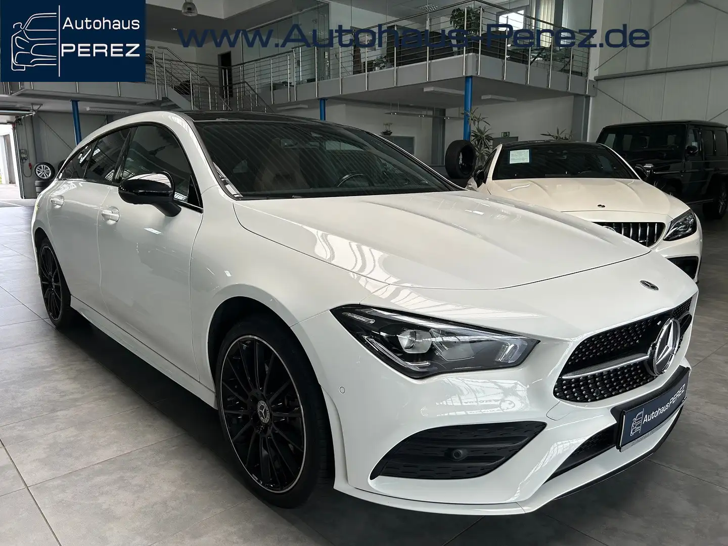 Mercedes-Benz CLA 250 e AMG PANO-AHK-BURMESTER Blanc - 1