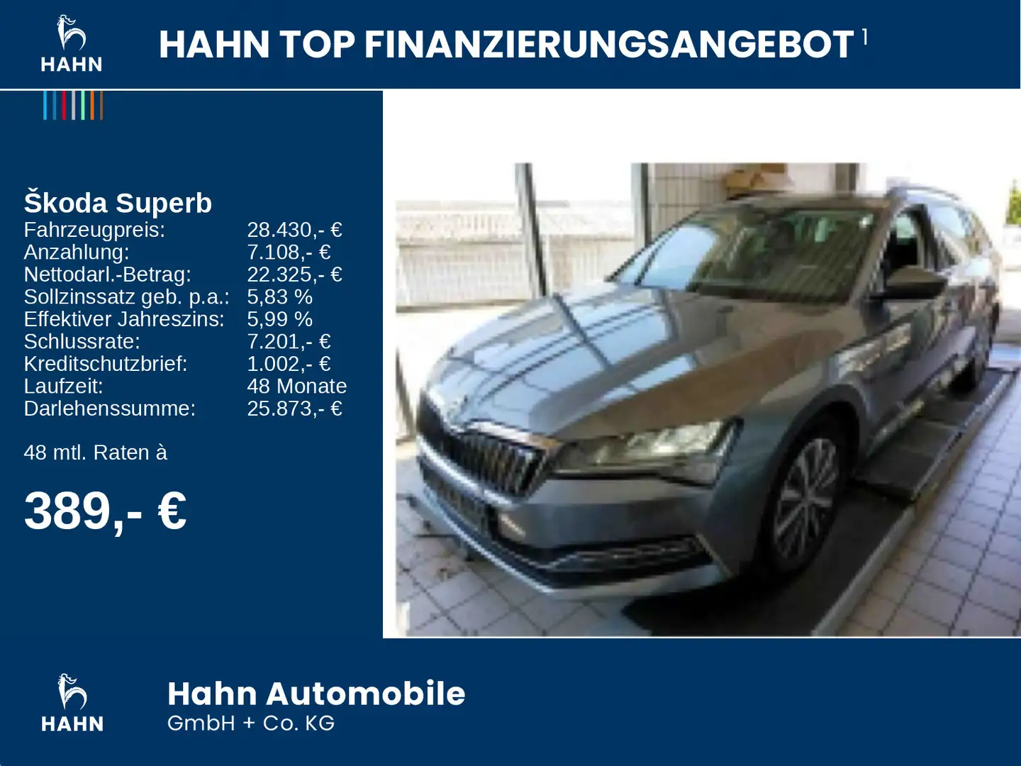 Skoda Superb Combi 1.4 TSI DSG Ambition Standh. Navi Grau - 2