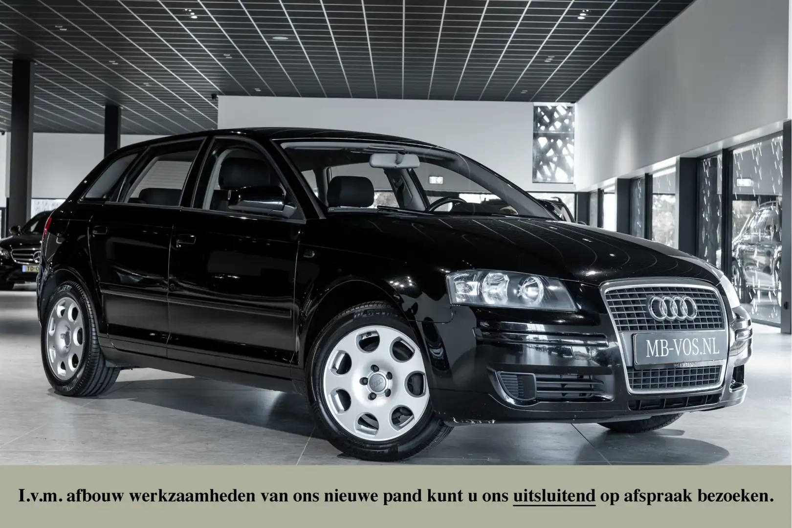 Audi A3 Sportback 2.0 FSI Attraction Clima|Cruise|Orig.NL| Zwart - 1