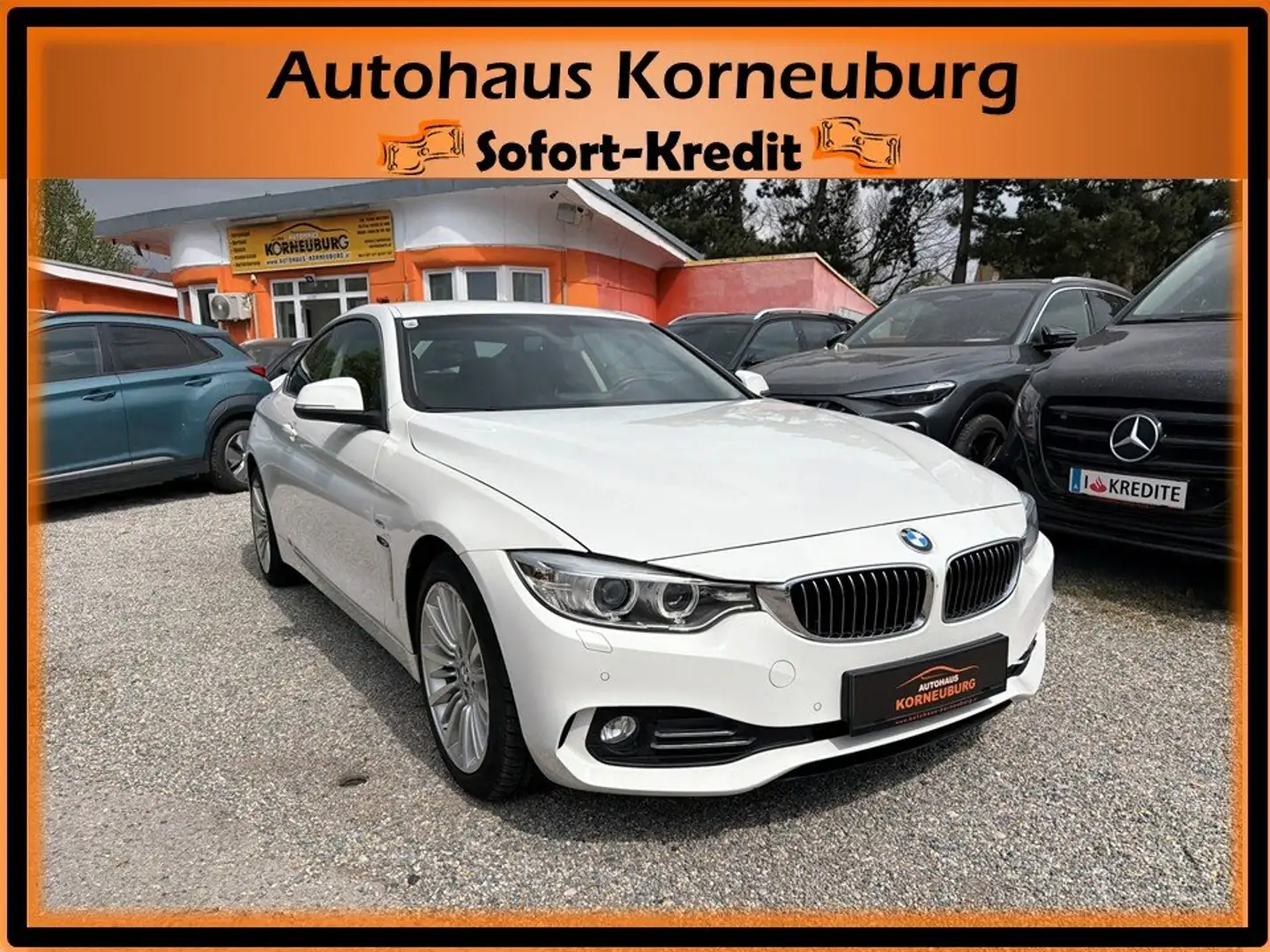 BMW 420 d xDrive*PDC*NAVI*Leder*Klima*Sitzheizung*Tempomat Weiß - 1