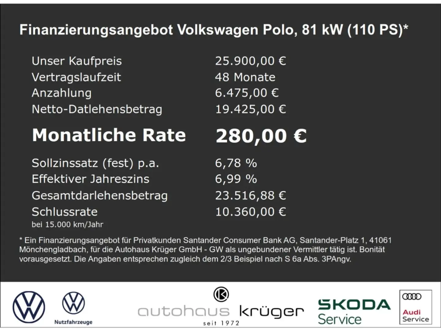 Volkswagen Polo 1,0 TSI DSG R-Line Navi digitales Cockpit Soundsys Silber - 2