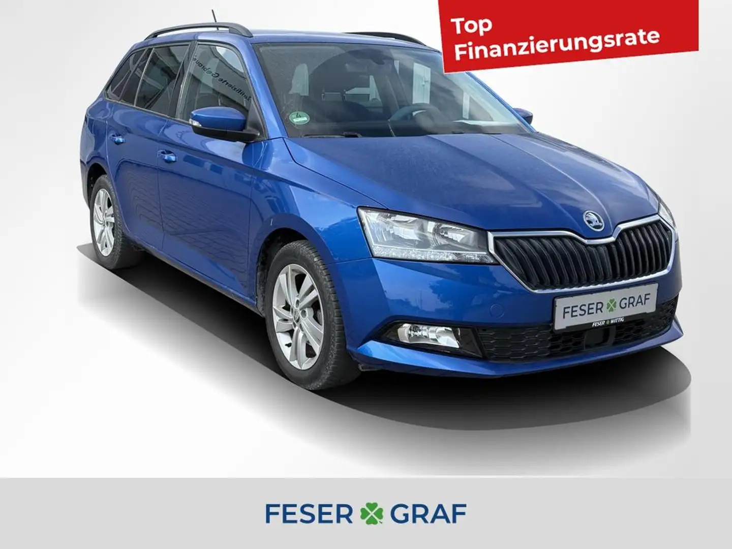 Skoda Fabia Combi 1.0 TSI Cool Klima/Sitzhz/GRA/Alu/PDC/tel. Bleu - 1