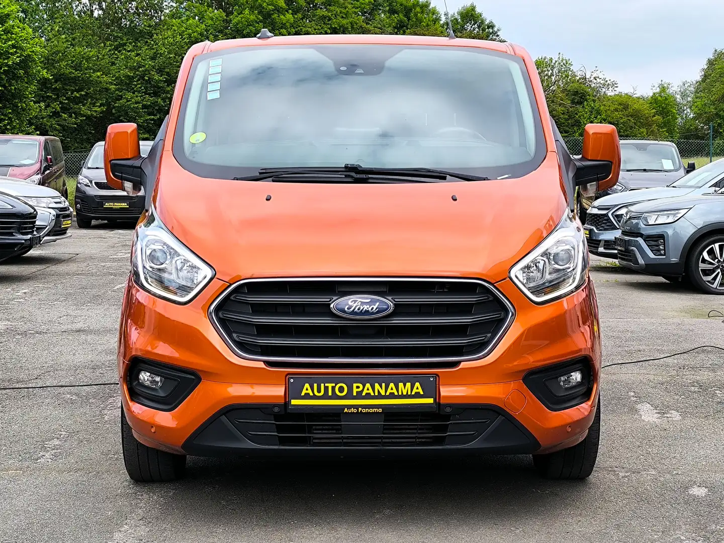 Ford Transit Custom 2.0TDCI 130CV B.AUTO DOUBLE CABINE 5PL TVAC FULL Orange - 2