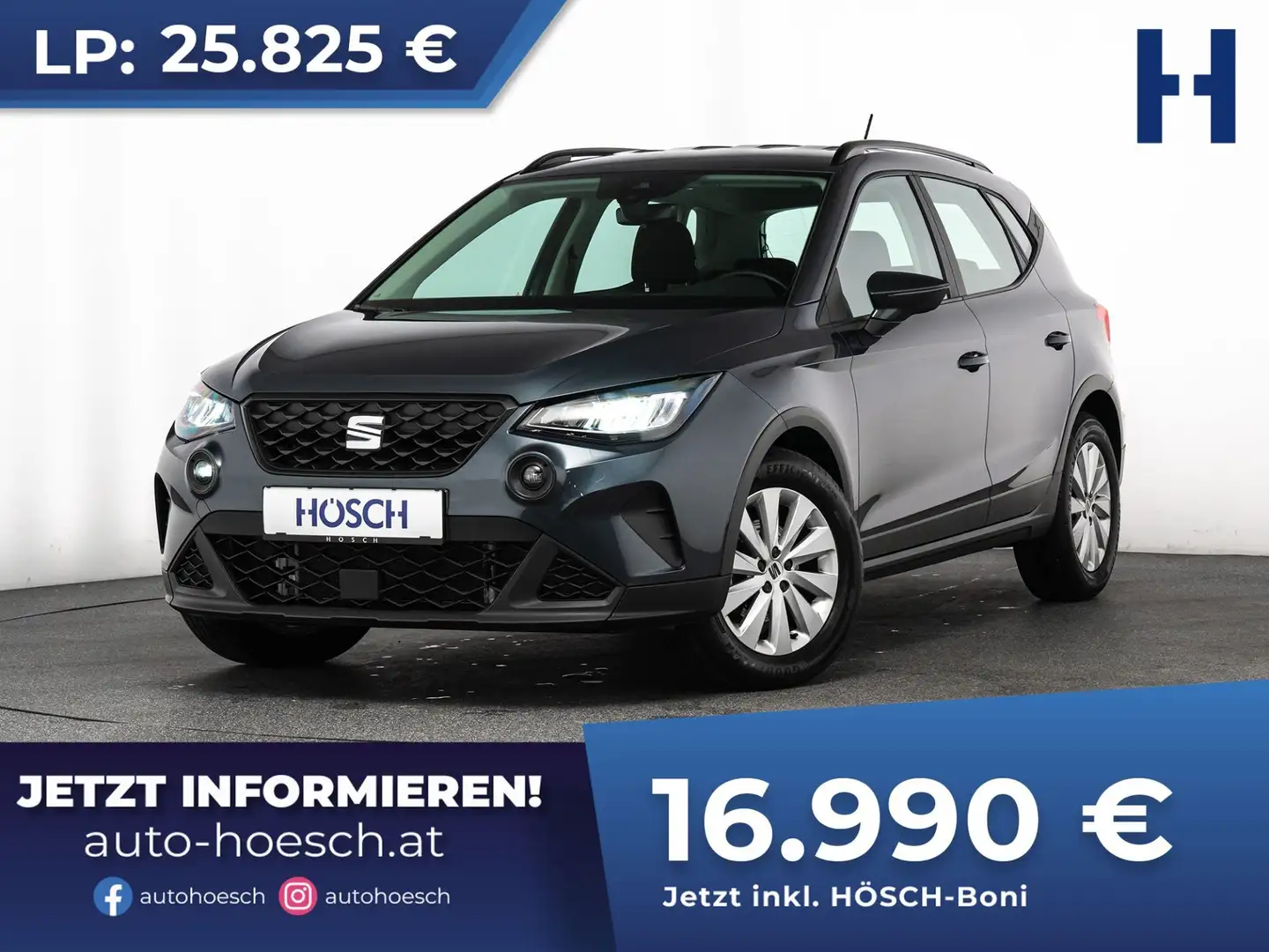 SEAT Arona 1.0 TSI Style Aut. LED CARPLAY MEGADEAL ++ Grau - 1