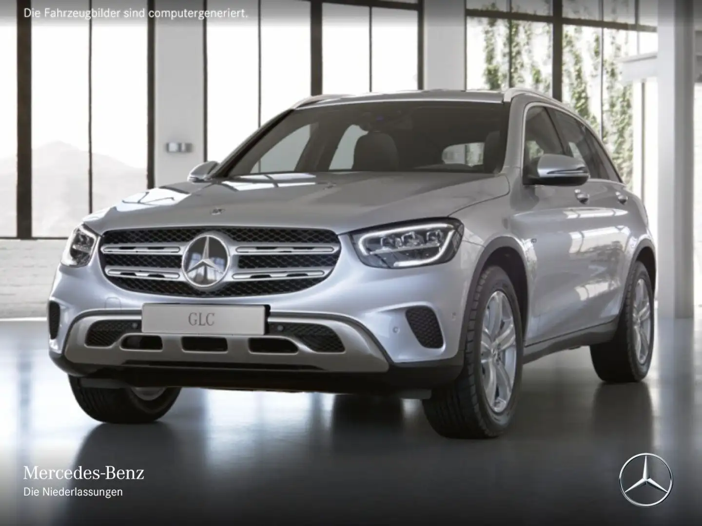 Mercedes-Benz GLC 300 de 4M AHK+LED+KAMERA+SPUR+TOTW+KEYLESS+9G Argent - 2