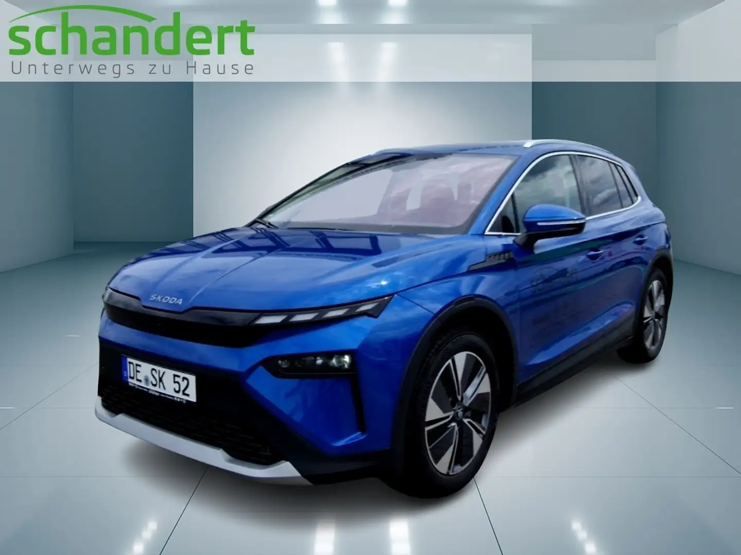 Skoda Elroq 85 Suite MATRIX/HUD/CANTON/4xSHZ/AHK/NAVI Blau - 1