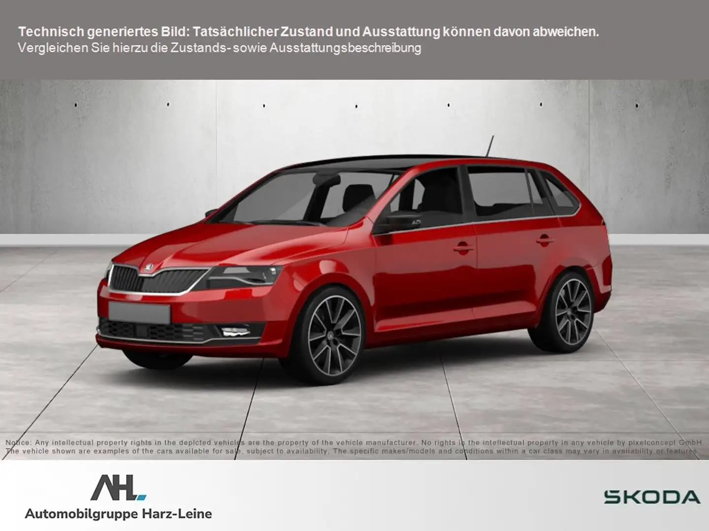 Skoda Rapid Spaceback 1.0 TSI Ambition Klima Pano SHZ Bl Rood - 1