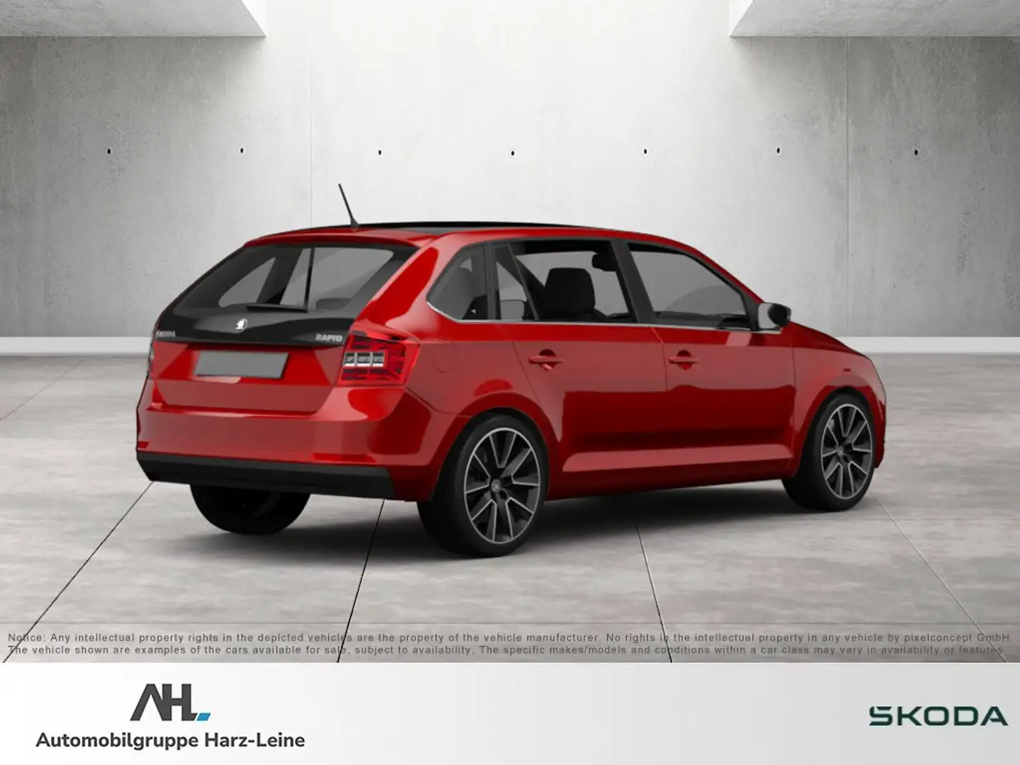 Skoda Rapid Spaceback 1.0 TSI Ambition Klima Pano SHZ Bl Rood - 2