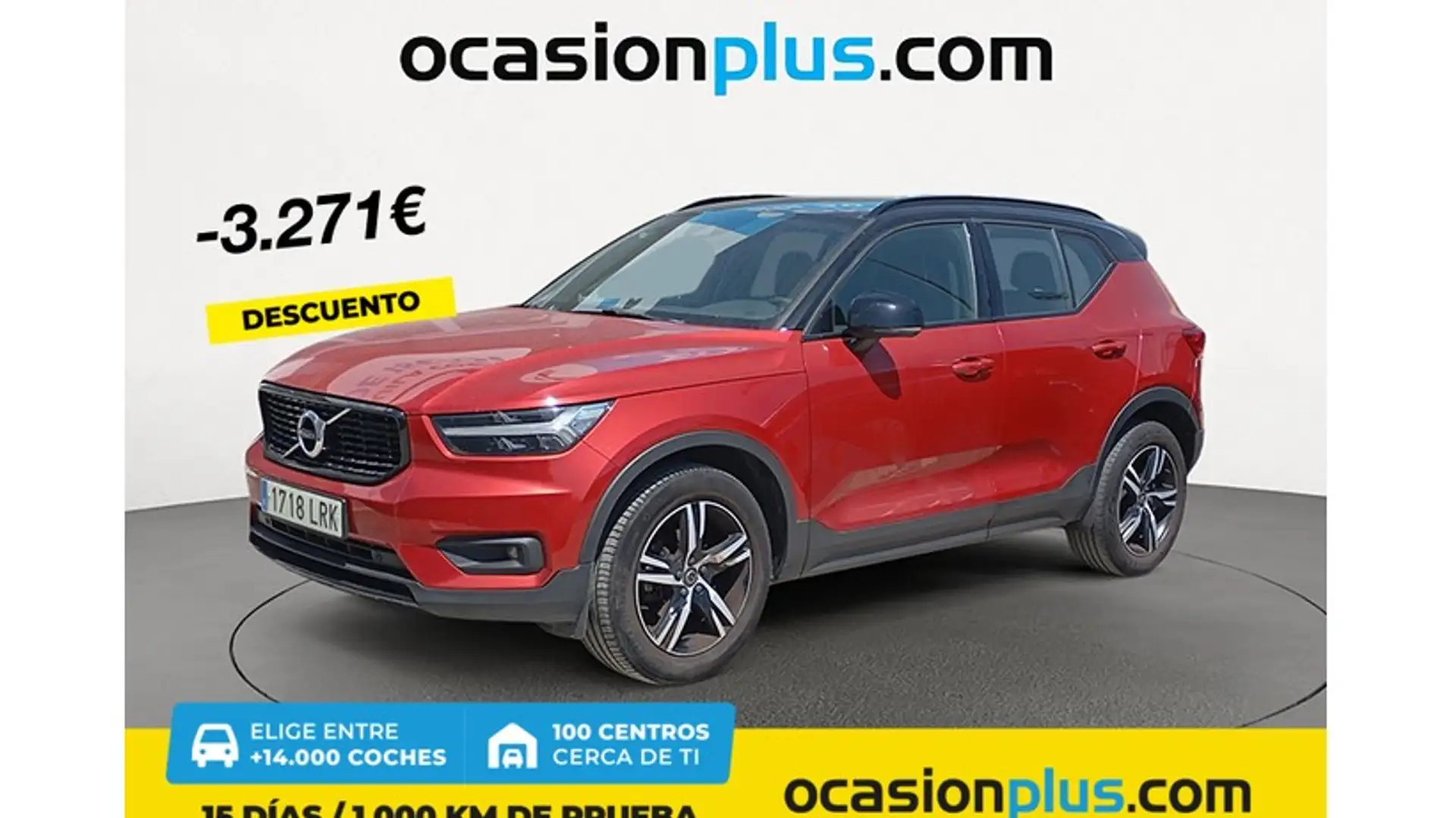 Volvo XC40 T2 R-Design Aut. Rouge - 1