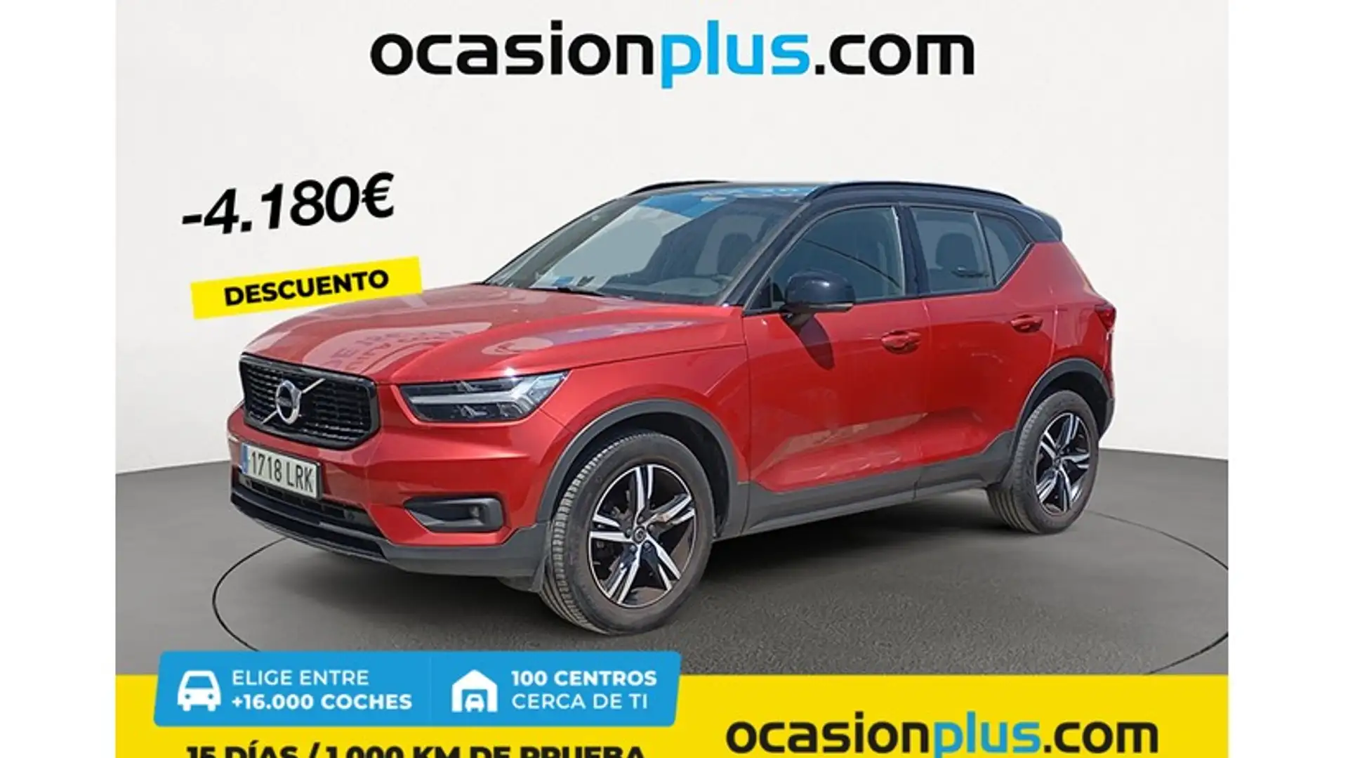 Volvo XC40 T2 R-Design Aut. Rouge - 1
