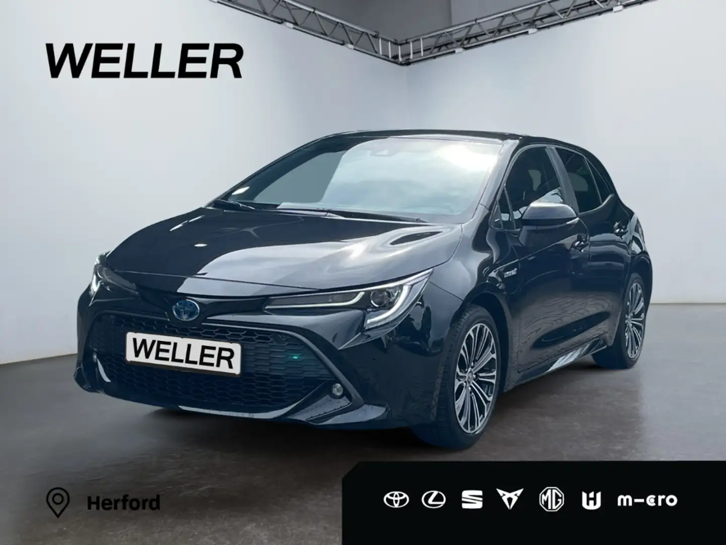 Toyota Corolla 1.8 Hybrid Team D *LED*CarPlay*RCAM*TWA* Schwarz - 1