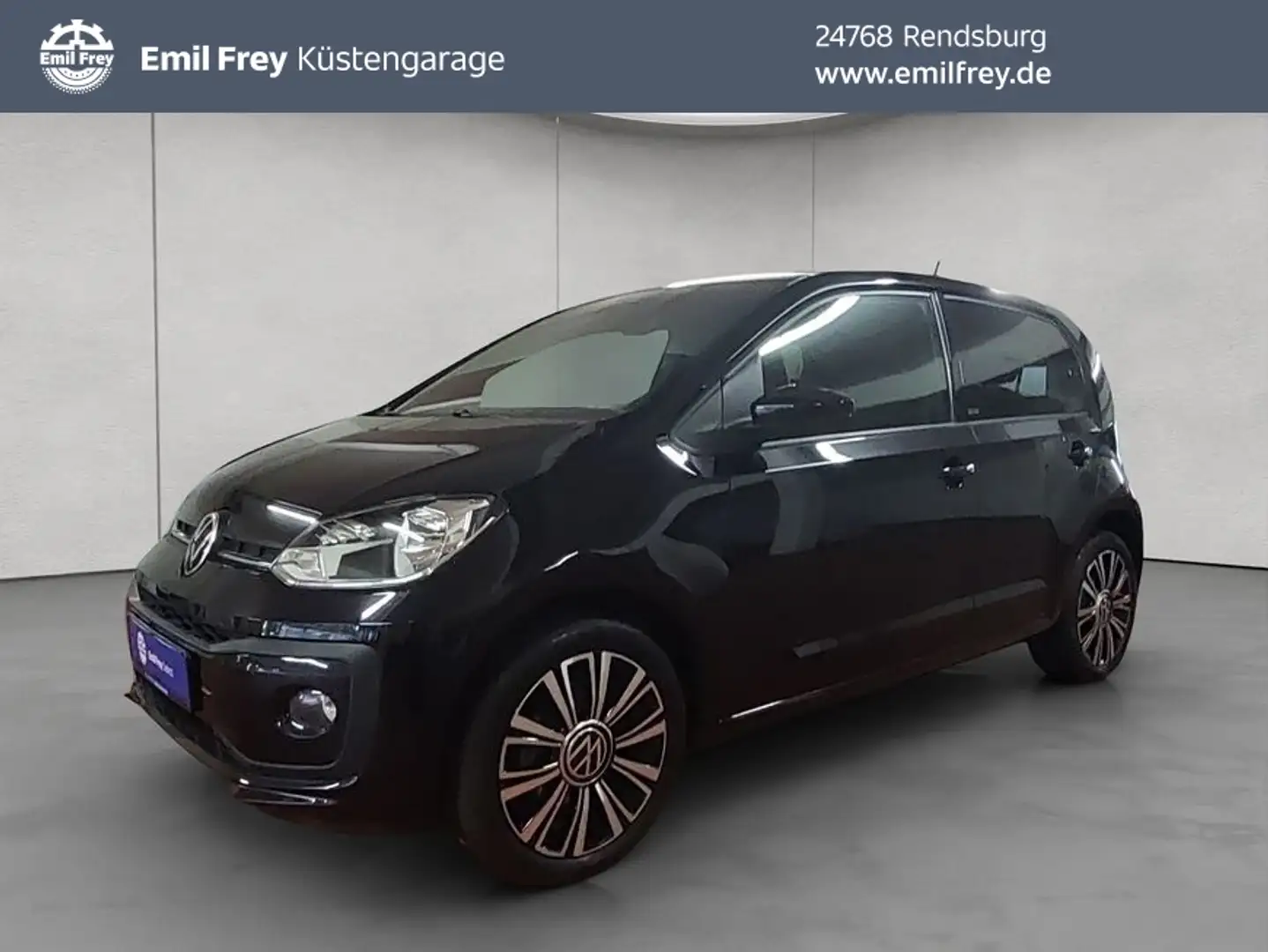 Volkswagen up! ! 1,0 Active RFK, SHZ, FSE Schwarz - 1