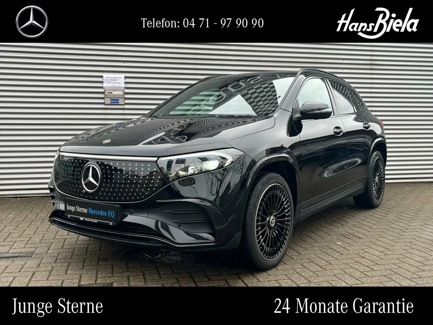 Mercedes-Benz EQA 350 EQA 350 4MA AMG Prem/Night/20"/Pano/Bur/LED/Dis HK Noir - 1