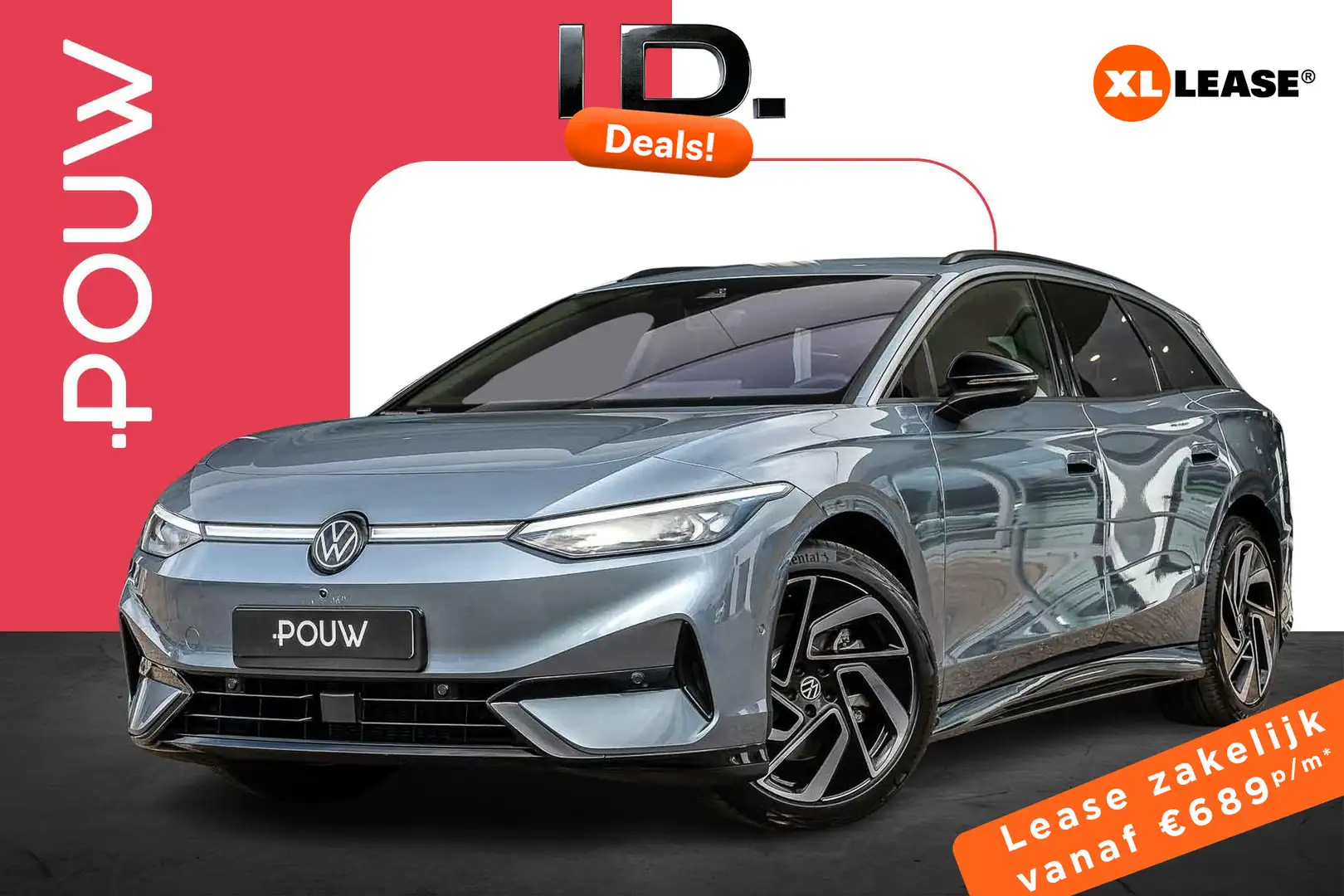 Volkswagen ID.7 Tourer Pro Business 286pk 77 kWh | 360 Camera | St Blauw - 1