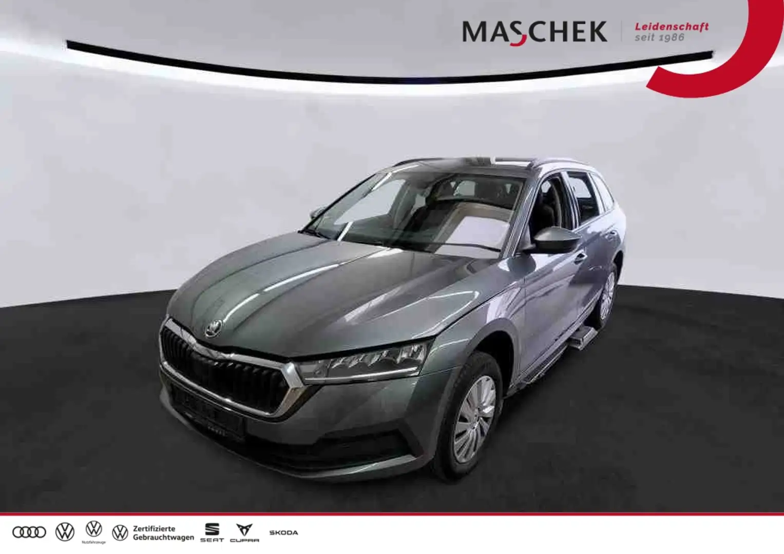 Skoda Octavia Combi 1.0 TSI Active AHK PDC LED DAB Garantie Grau - 1