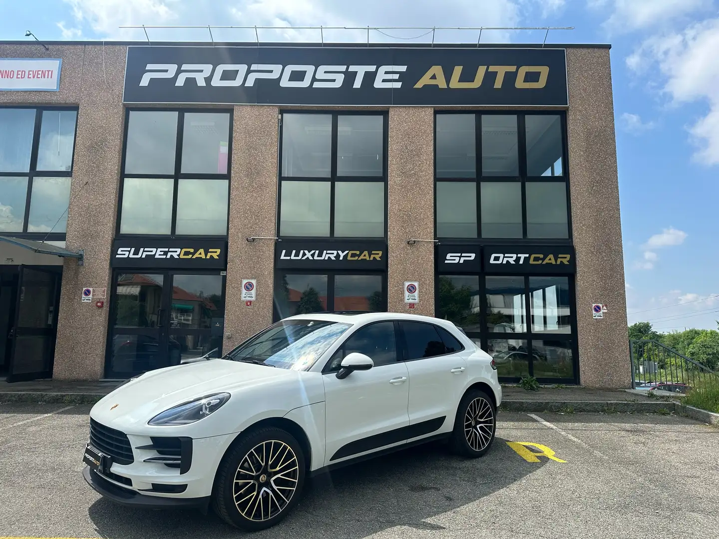 Porsche Macan 2.0 245 CV PDK PELLE  TETTO CERCHI 21 STUPENDA Grigio - 1