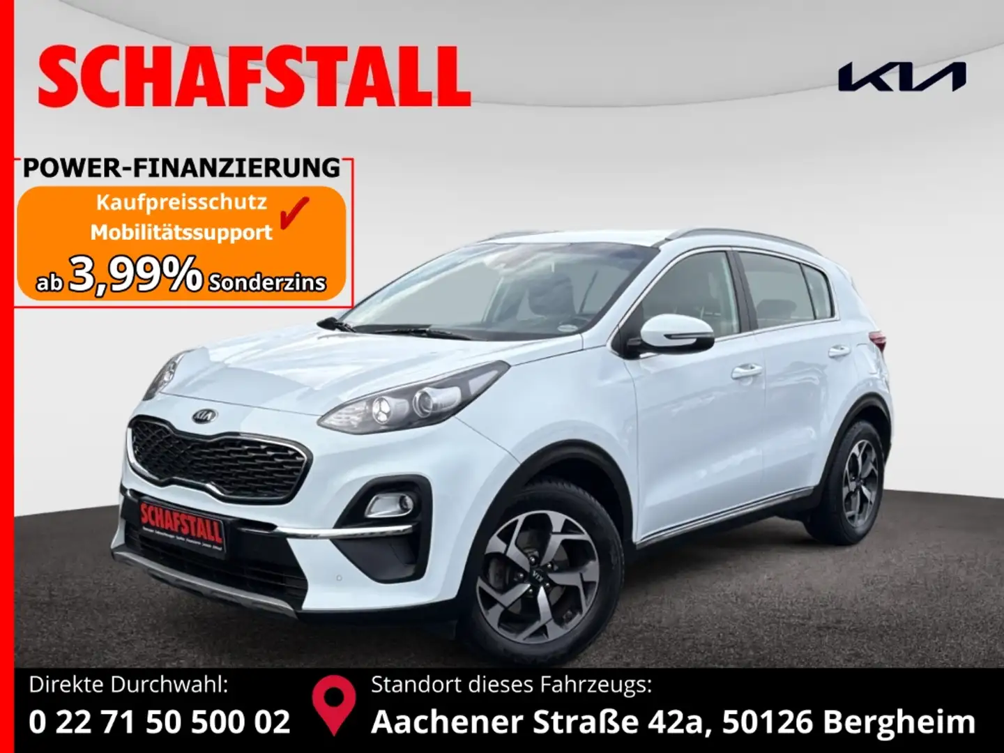 Kia Sportage 1.6 T-GDI DCT Vision Komfort-Paket Navi Tempomat K Bianco - 1