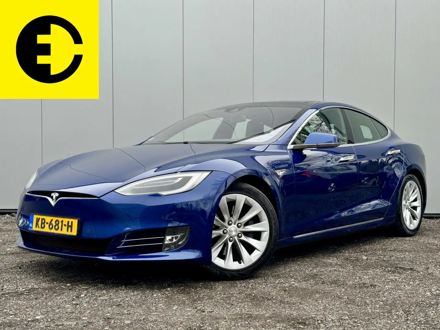 Tesla Model S 90D Base | Gratis Superchargen | Incl. BTW Kék - 1