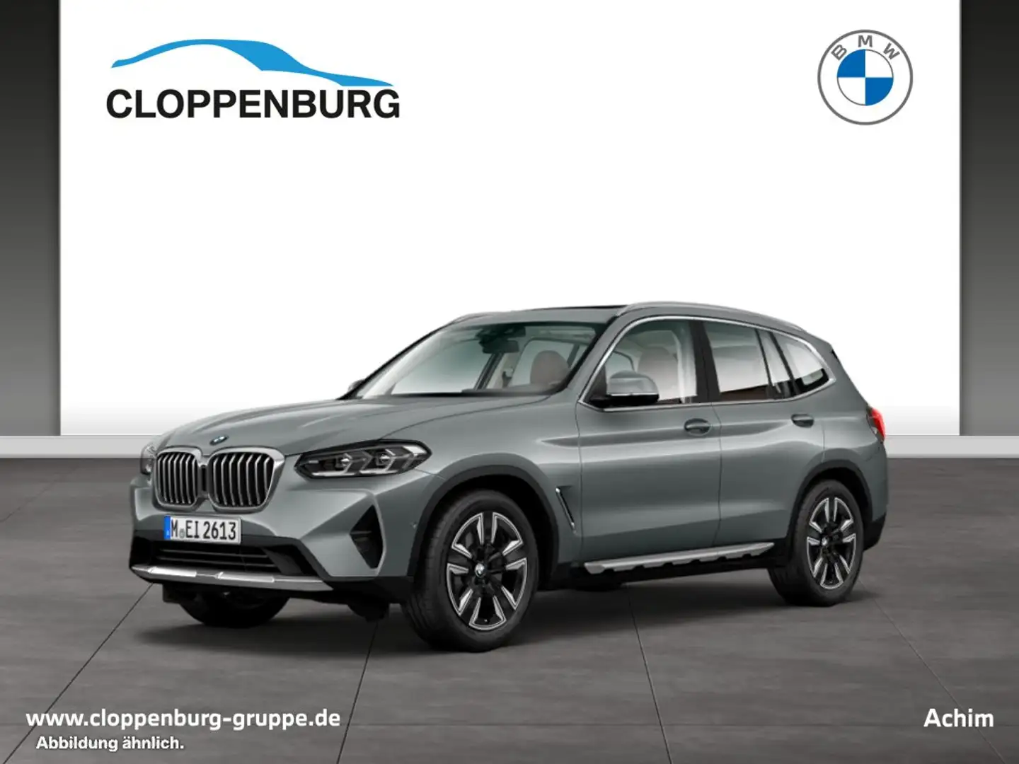 BMW X3 xDrive20d ZA Navi+Pano+E.Sitze Memo.+SHZ+LED Grau - 1