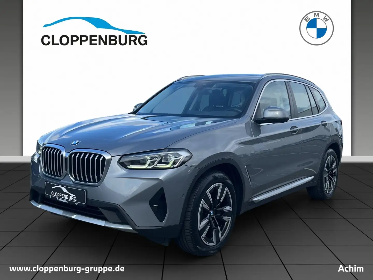 BMW X3 xDrive20d ZA Navi+Pano+E.Sitze Memo.+SHZ+LED Grau - 1