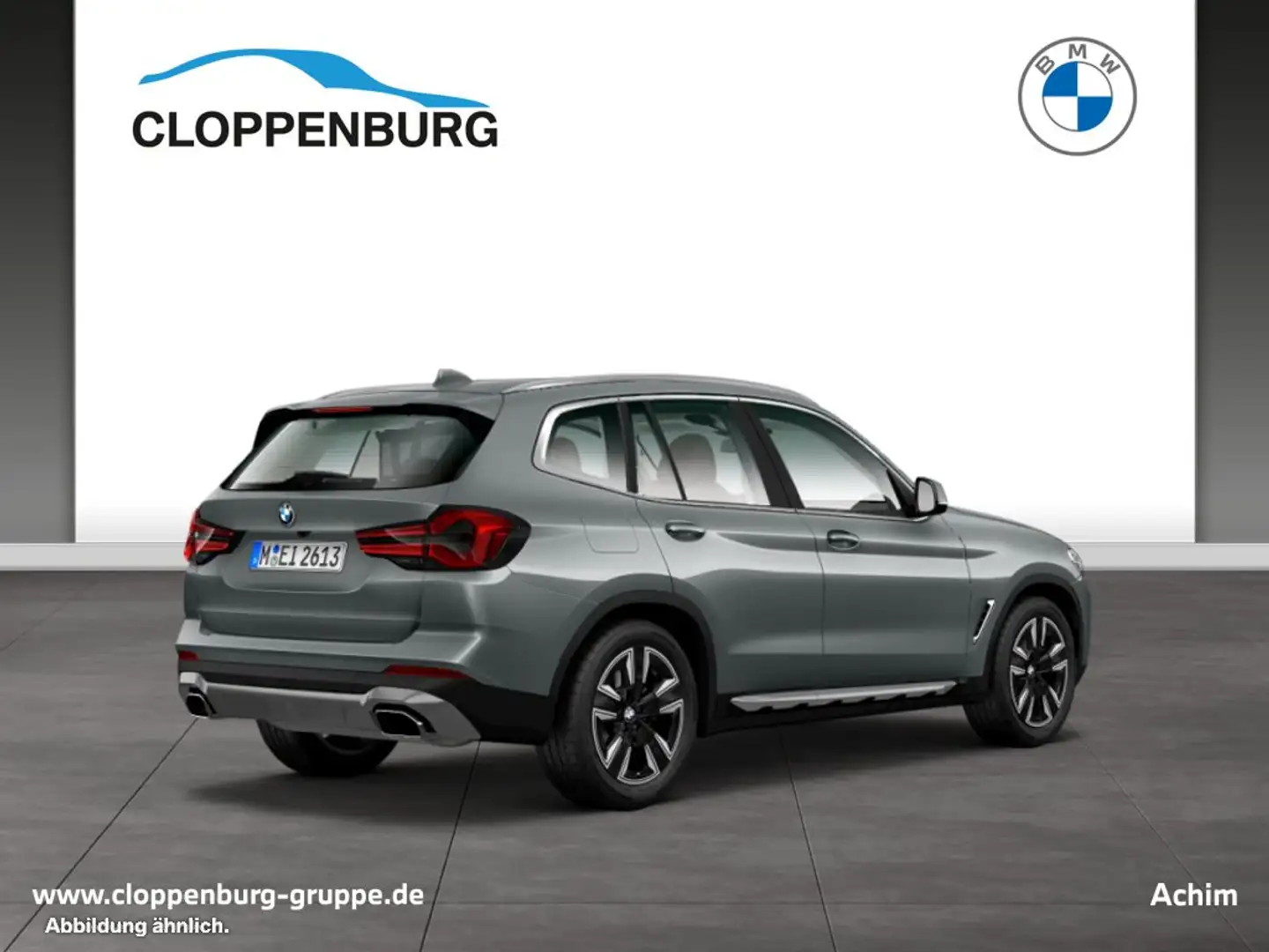 BMW X3 xDrive20d ZA Navi+Pano+E.Sitze Memo.+SHZ+LED Grau - 2