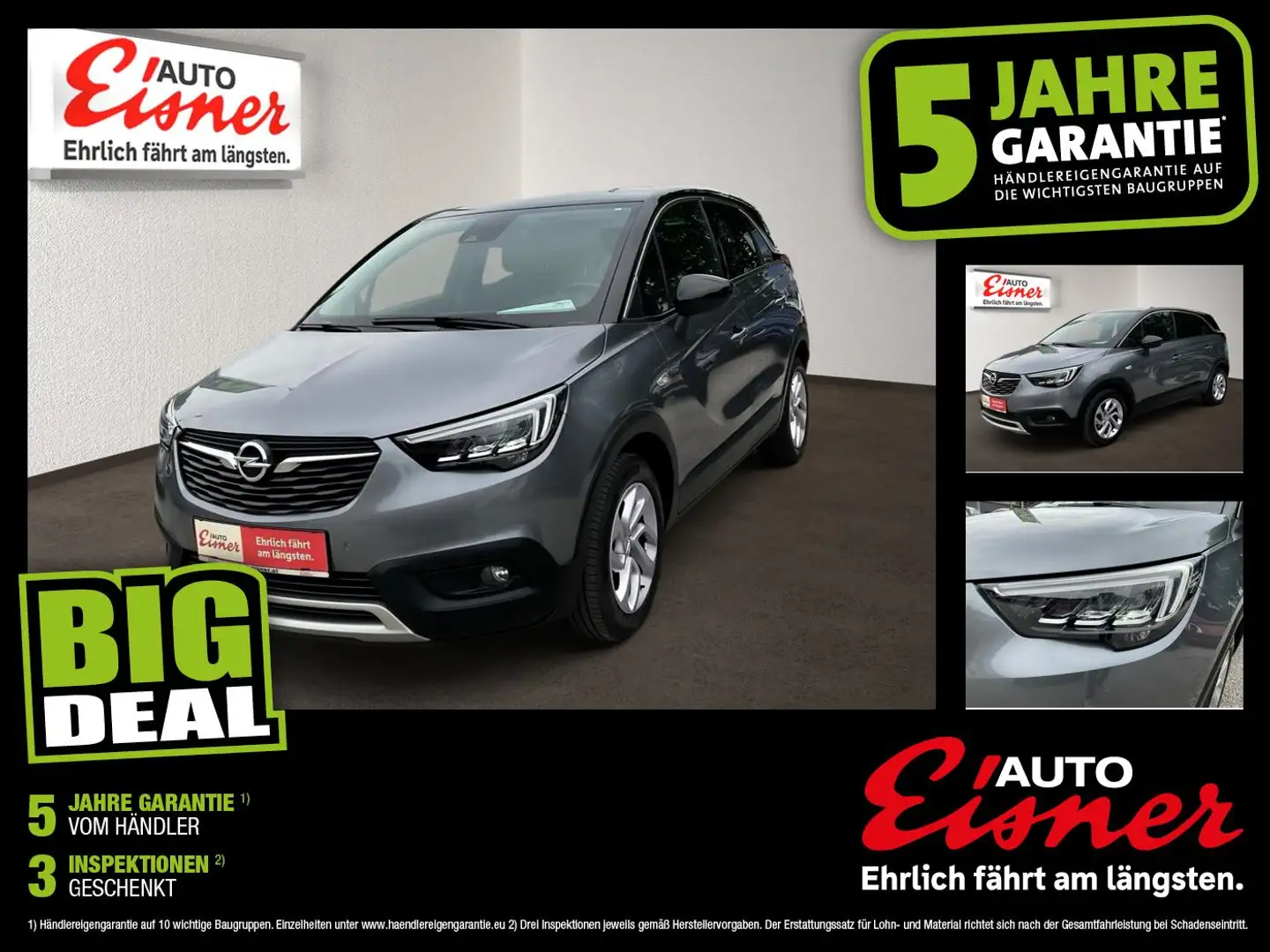 Opel Crossland 1.5 D Innovation 2xKlima DynLicht LED Grau - 1