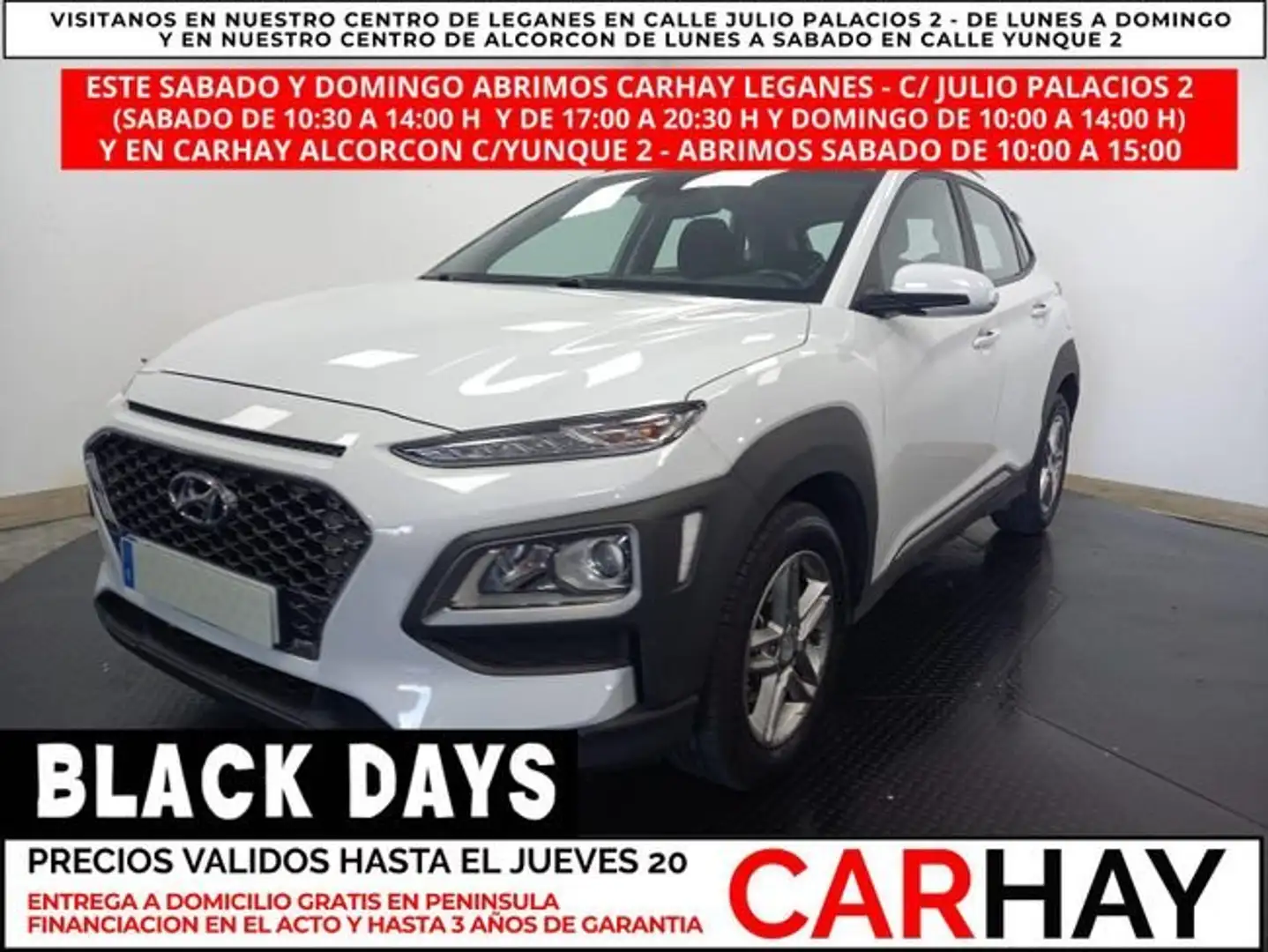 Hyundai KONA 1.0 T-GDI TWIST GPF (EU6D-TEMP) Wit - 1