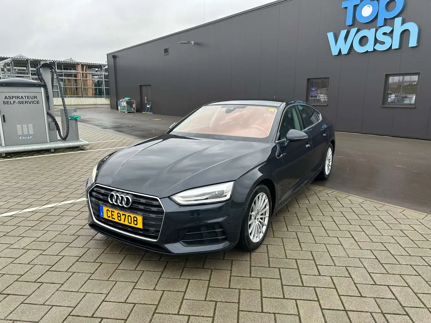 Audi A5 Sportback 2.0 TDI 1-prop carnet Audi plava - 1
