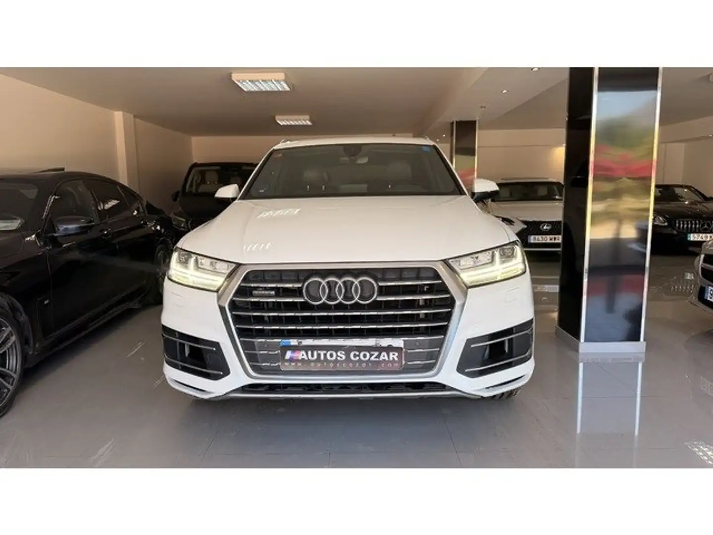 Audi Q7 45 TDI Black line quattro-ultra S tronic Blanco - 2