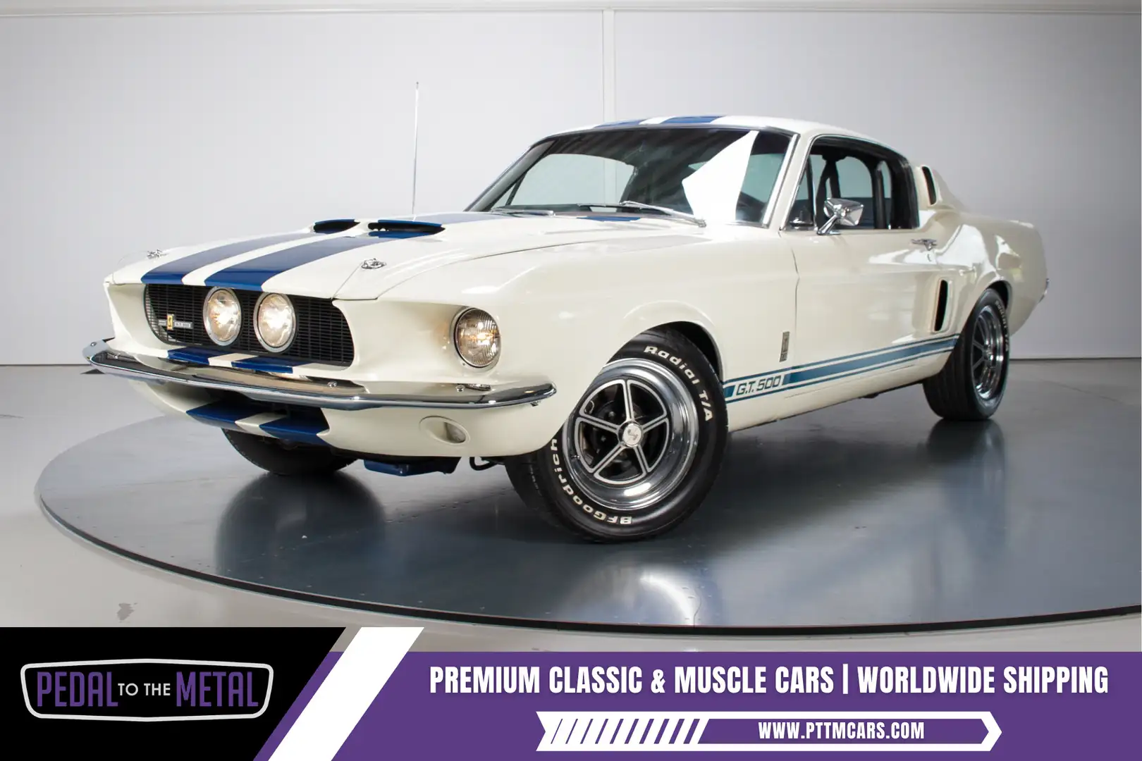 Shelby GT GT500 427 Side Oiler V8 | 4-Speed Weiß - 1